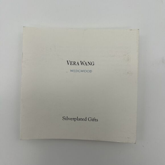 Auth Wedgwood Silver Plated Cake Knife & Server Set Vera Wang WITH LOVE Wedding‎ - Picture 14 of 16